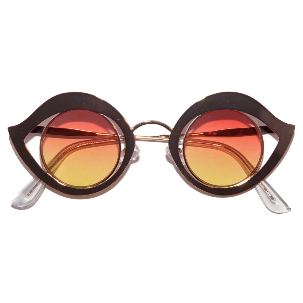 Retro Metal Eye Frame Sunglasses